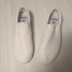 Hurley White Canvas Sneakers | Surf Beach Style | EUC